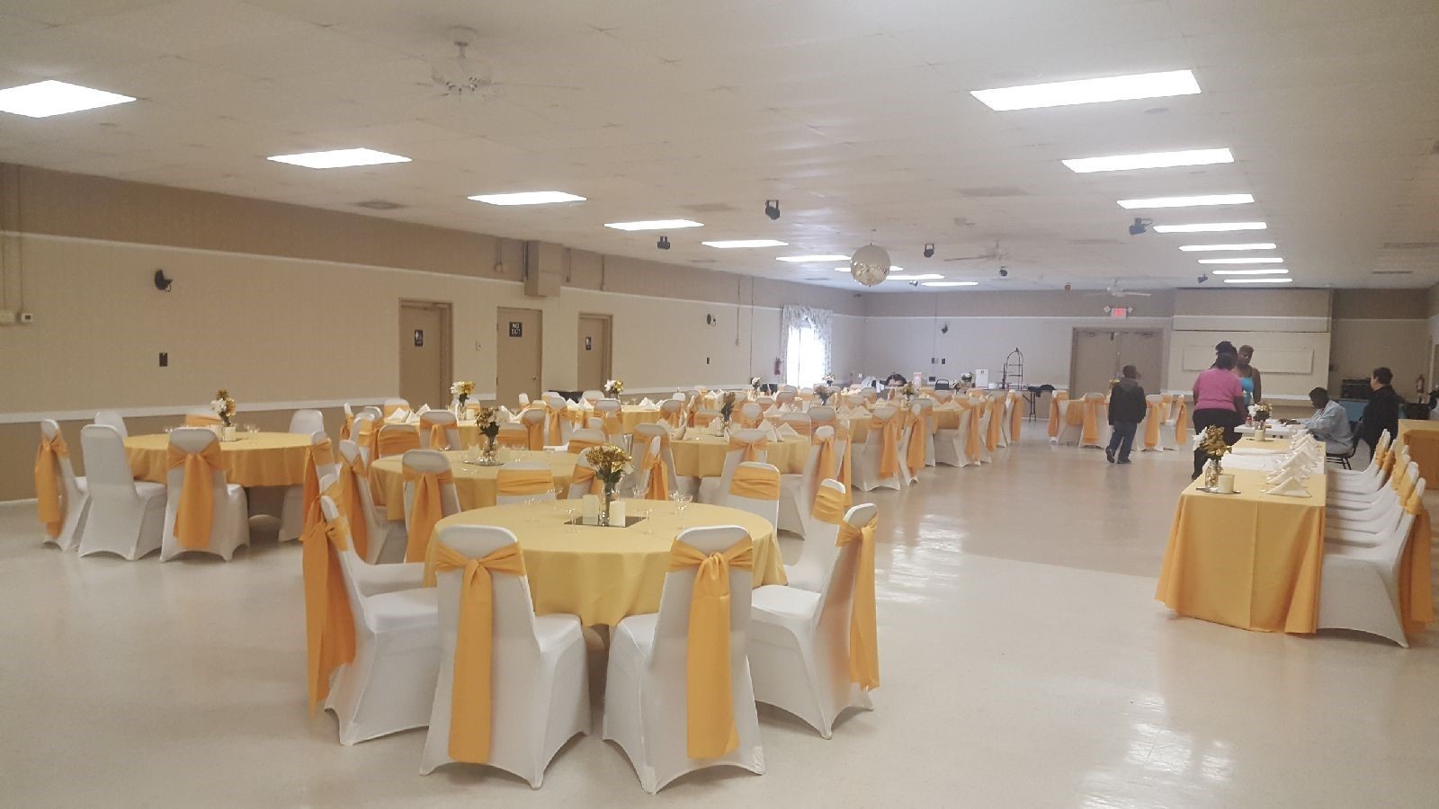 Hall rental seating area